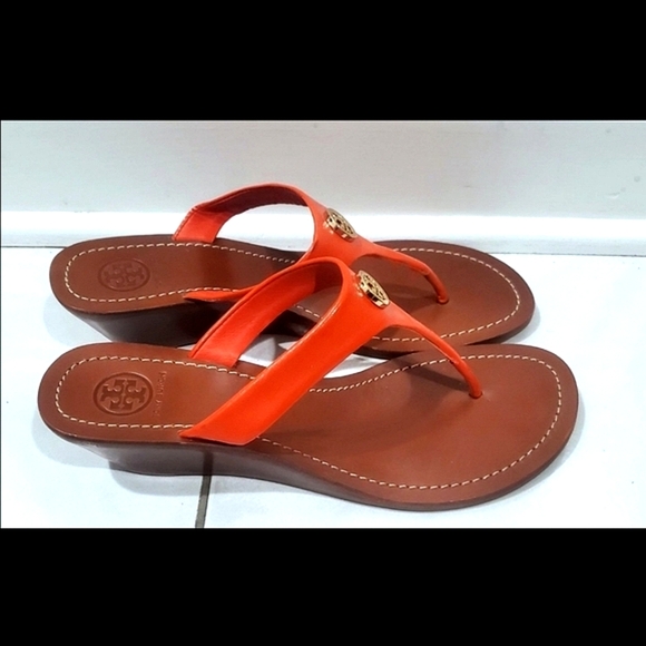 Tory Burch Cameron Wedge Sandals - Picture 2 of 7